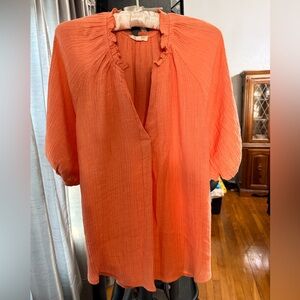 Blu Pepper boho women’s ruffle top